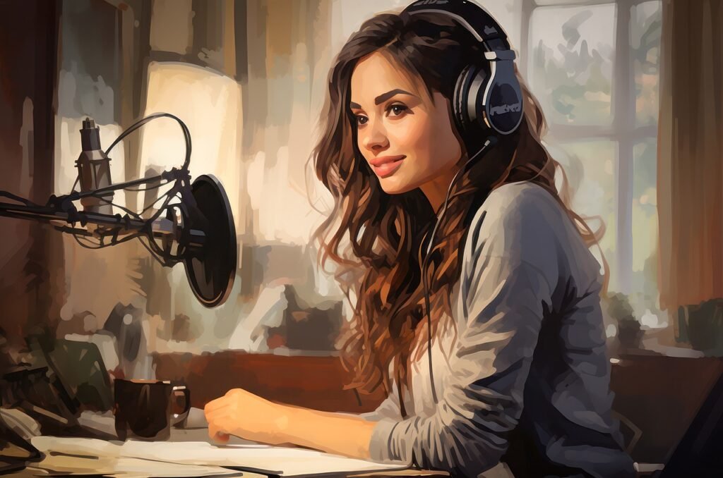 ai generated, woman, podcast-8143885.jpg